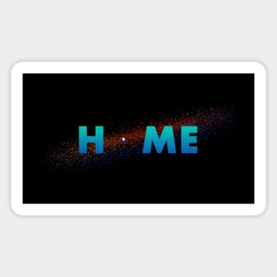 Pale Blue Home Sticker